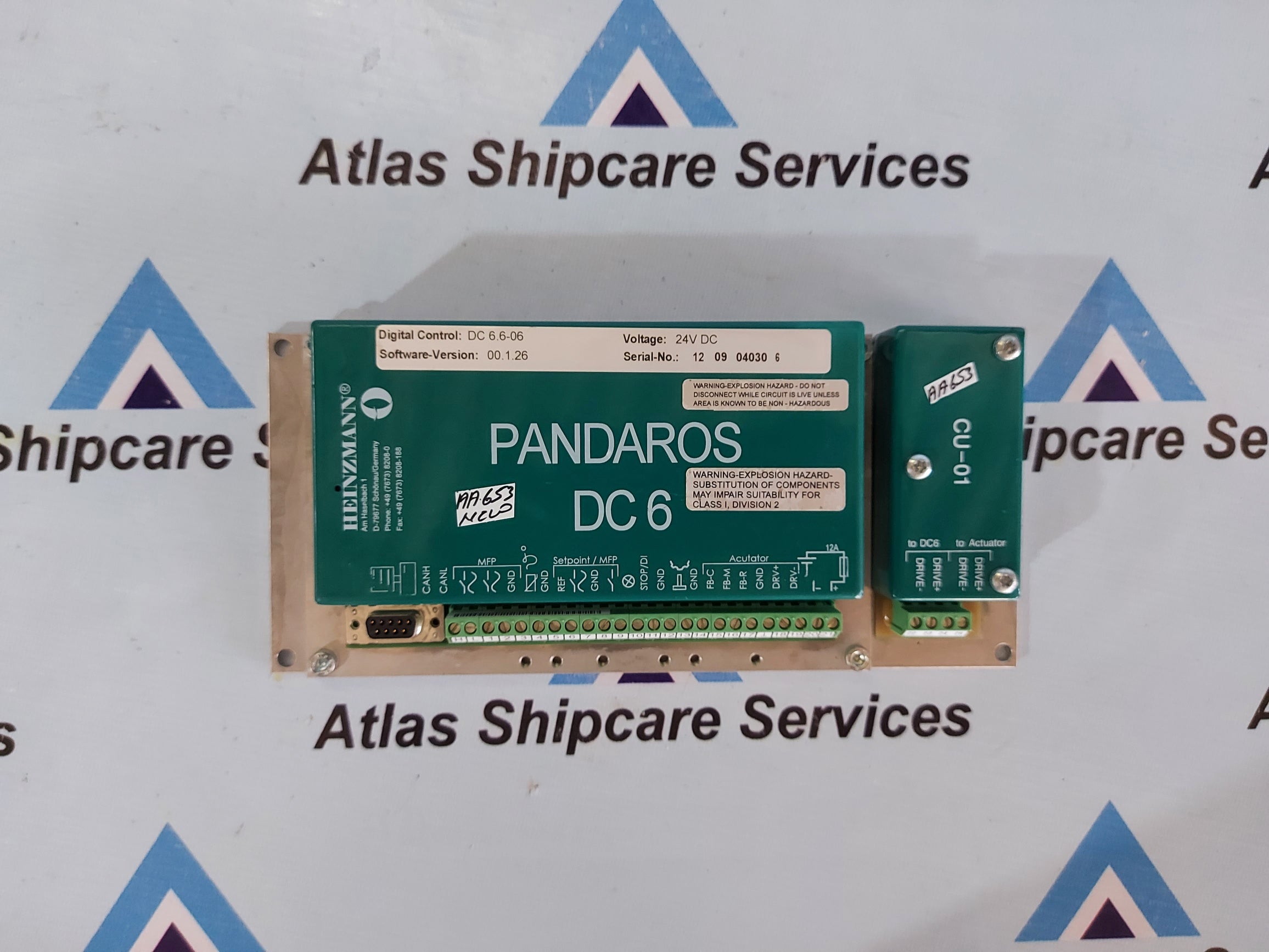 HEINZMANN PANDAROS DC 6 DIGITAL POSITIONER DC 6.6-06
